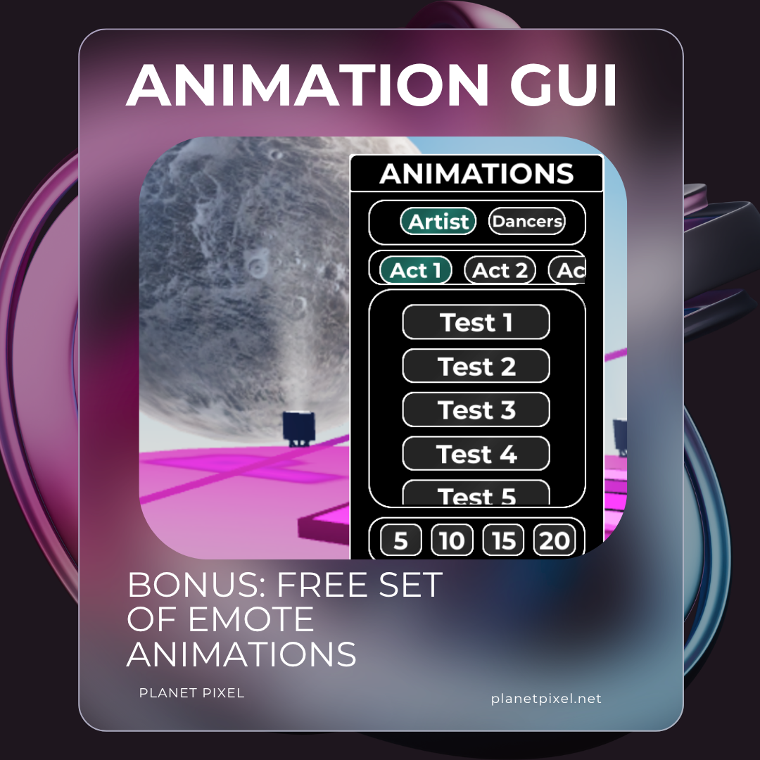 Organized Animations GUI + FREE EMOTES!