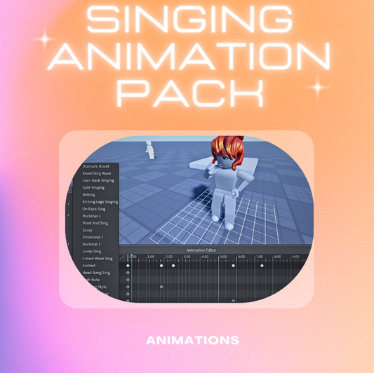 Singing Animation Pack - 20+