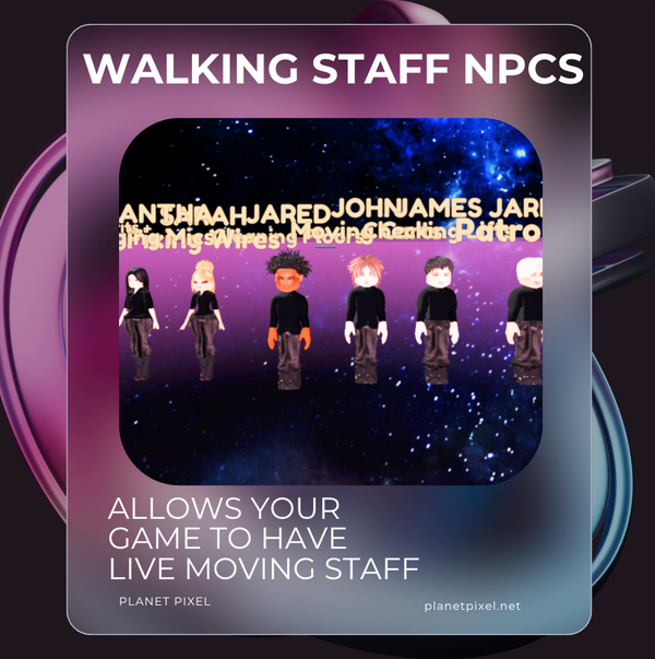 Staff Walking NPC Kit System + FREE NPC TALKING TUTORIAL – Planet Pixel