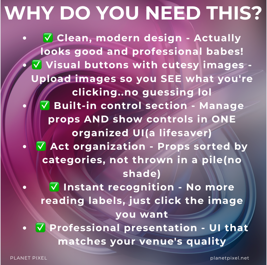 Organized Prop Panel V2