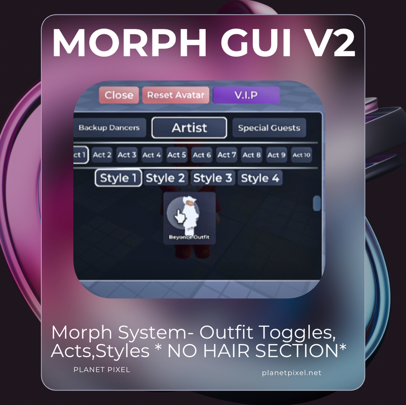 Morph GUI V2 System – Planet Pixel