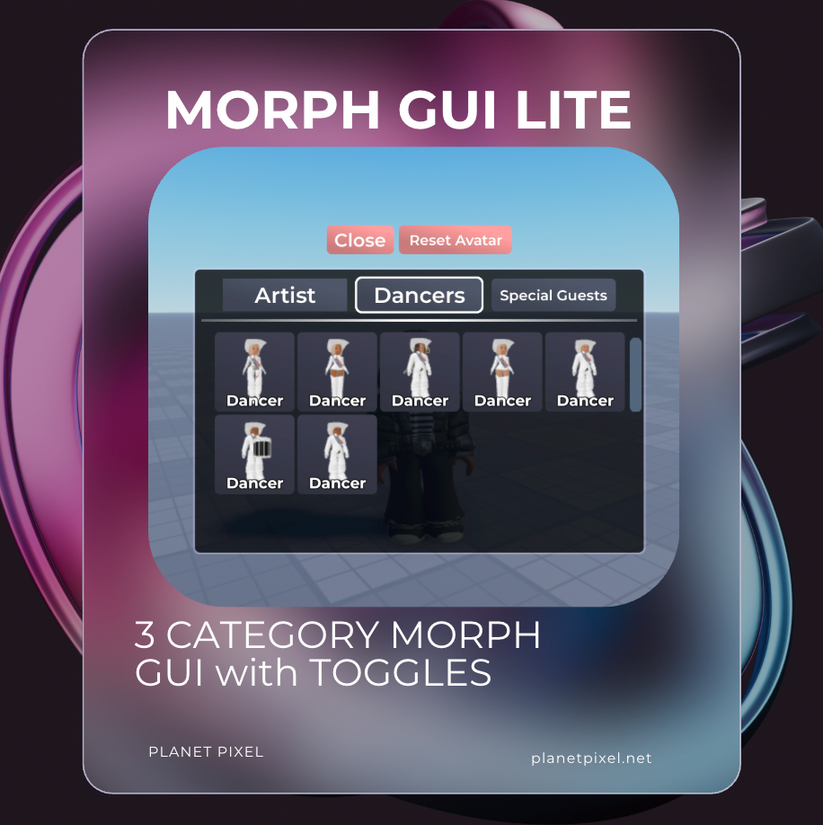 Morph Gui Lite – Planet Pixel