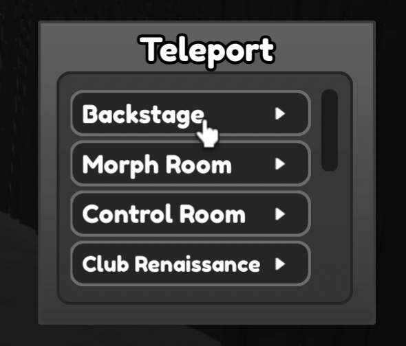 Teleport GUI Menu - System