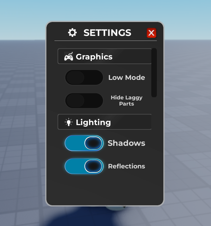 Sidebar Menu GUI V2